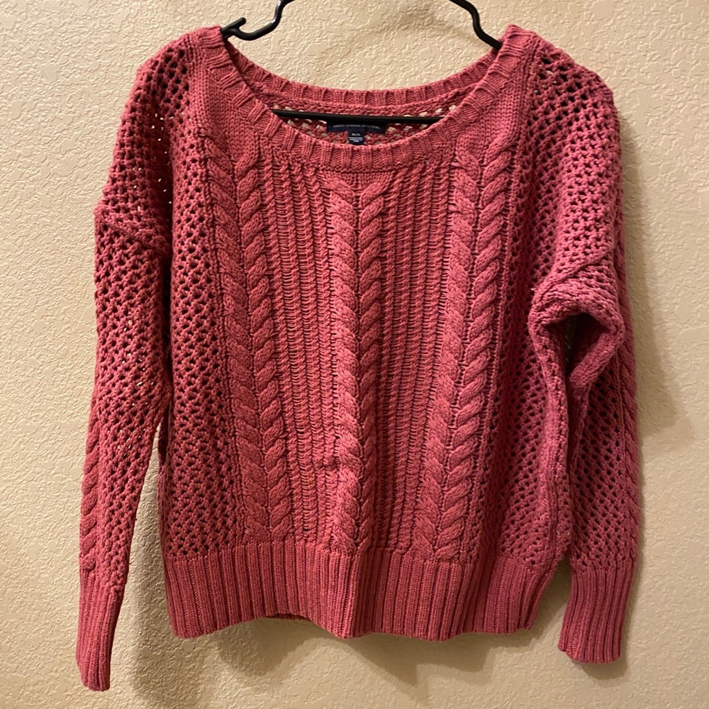 American Eagle Cable Knit Sweater